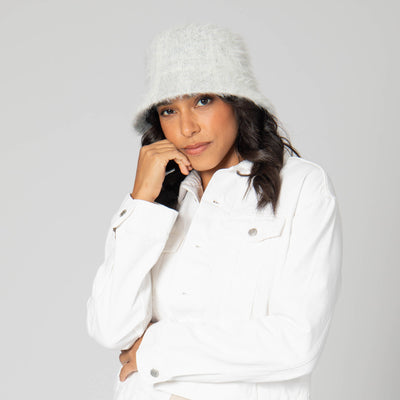Stevie - Bucket Hat with All Over Tonal Sequins-BUCKET-San Diego Hat Company