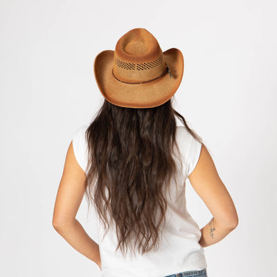 Gabriela - Women's Pinch Crown Cowboy-COWBOY-San Diego Hat Company