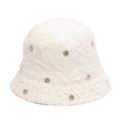 Anita - Bucket Hat with Scattered Silver Gems-BUCKET-San Diego Hat Company