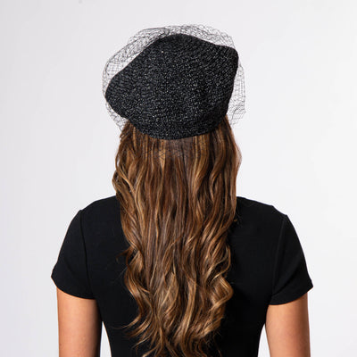 Bianca - Slouchy Lurex Beret-BERET-San Diego Hat Company