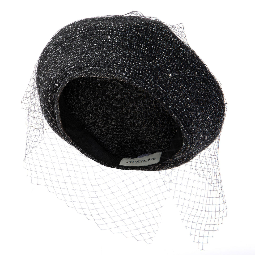Bianca - Slouchy Lurex Beret – San Diego Hat Company