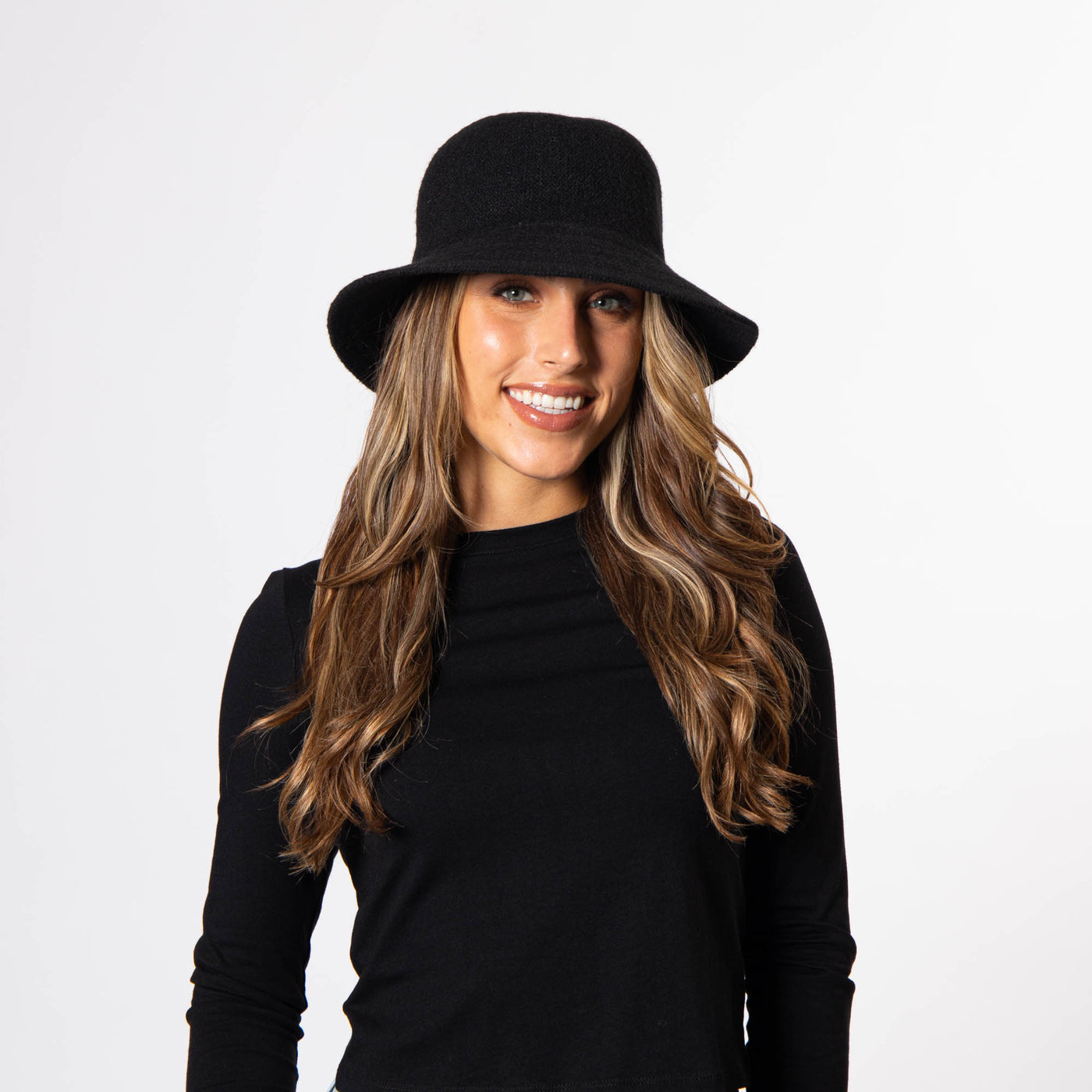 Jean Ann - Bucket with Velvet Bow-BUCKET-San Diego Hat Company