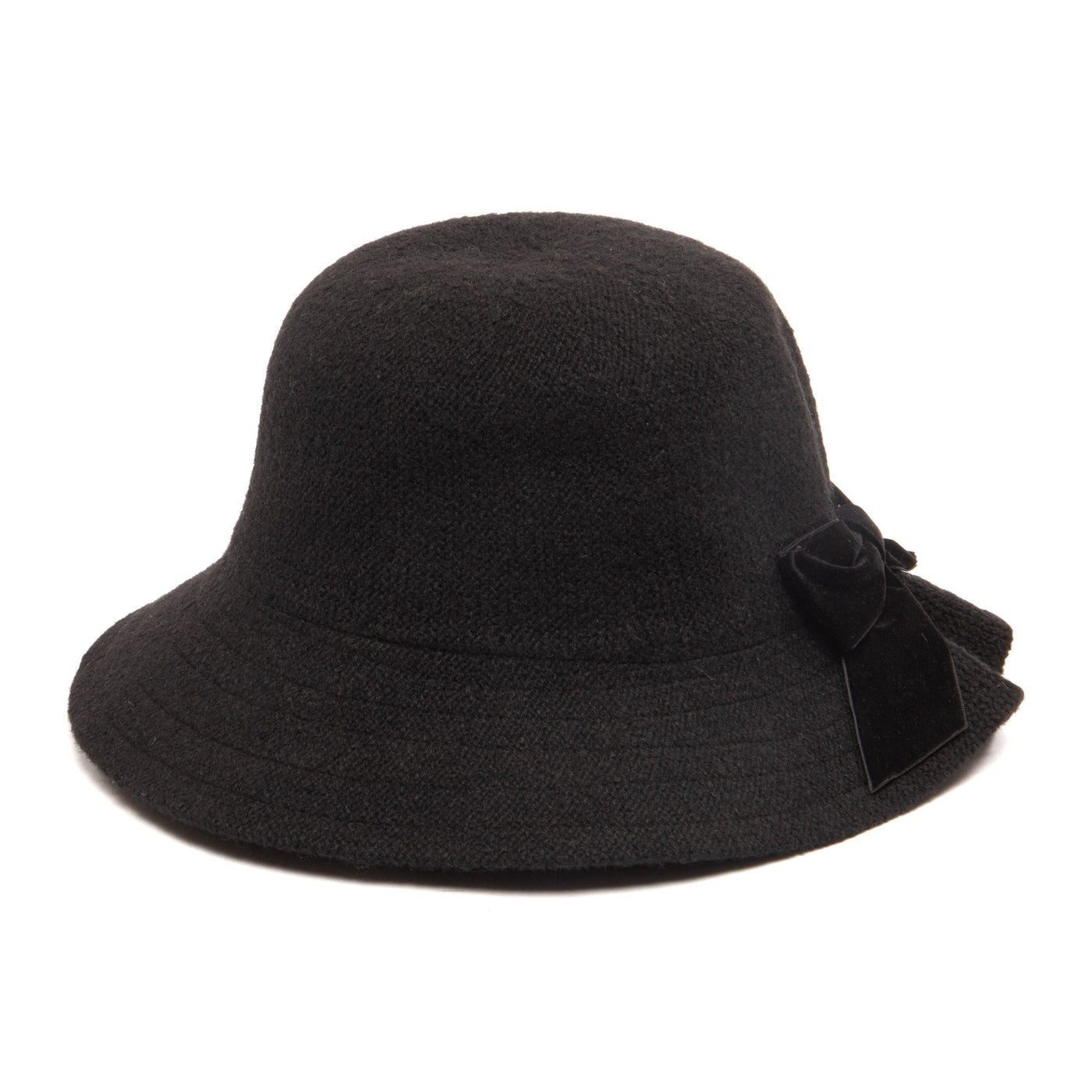 Jean Ann - Bucket with Velvet Bow-BUCKET-San Diego Hat Company