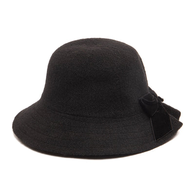Jean Ann - Bucket with Velvet Bow-BUCKET-San Diego Hat Company