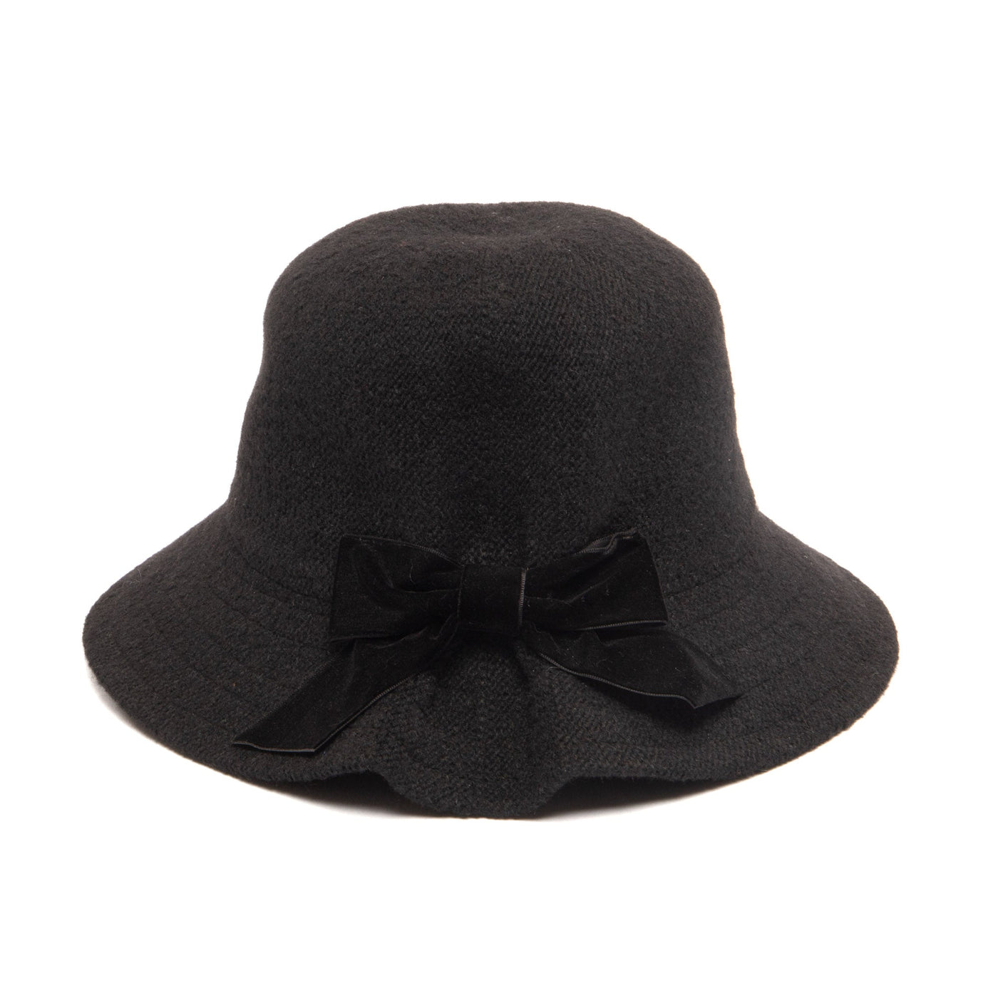 Jean Ann - Bucket with Velvet Bow-BUCKET-San Diego Hat Company