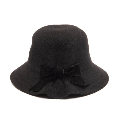 Jean Ann - Bucket with Velvet Bow-BUCKET-San Diego Hat Company