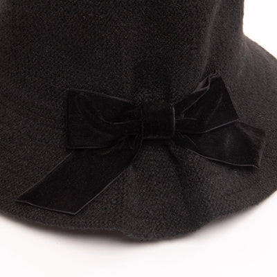 Jean Ann - Bucket with Velvet Bow-BUCKET-San Diego Hat Company