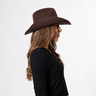 Rowley - Wool Blend Cattleman' Crease Cowboy-COWBOY-San Diego Hat Company