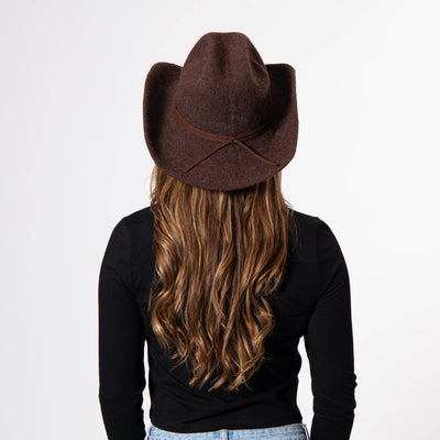 Rowley - Wool Blend Cattleman' Crease Cowboy-COWBOY-San Diego Hat Company