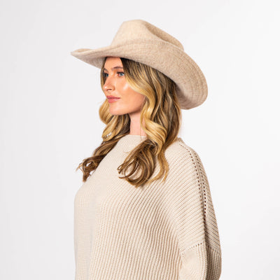 Rowley - Wool Blend Cattleman' Crease Cowboy-COWBOY-San Diego Hat Company