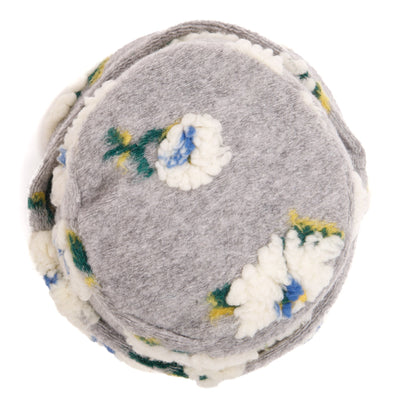 Keyes - Wool Blend Cuffed Beanie with Sherpa Flowers - KNH8084-BEANIE-San Diego Hat Company