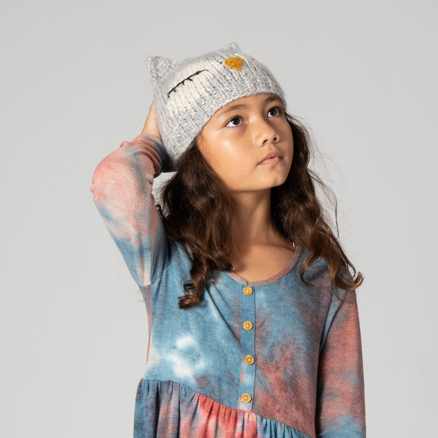 BEANIE - Kids Knit Sleeping Owl Beanie