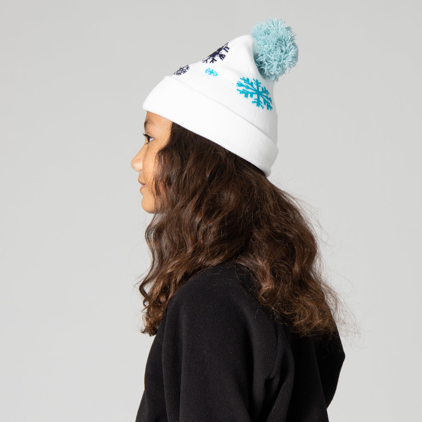 BEANIE - Light Up Beanie With SnowFlakes