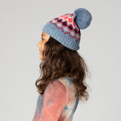 BEANIE - Kid's Chenille Jacquard Knit Beanie