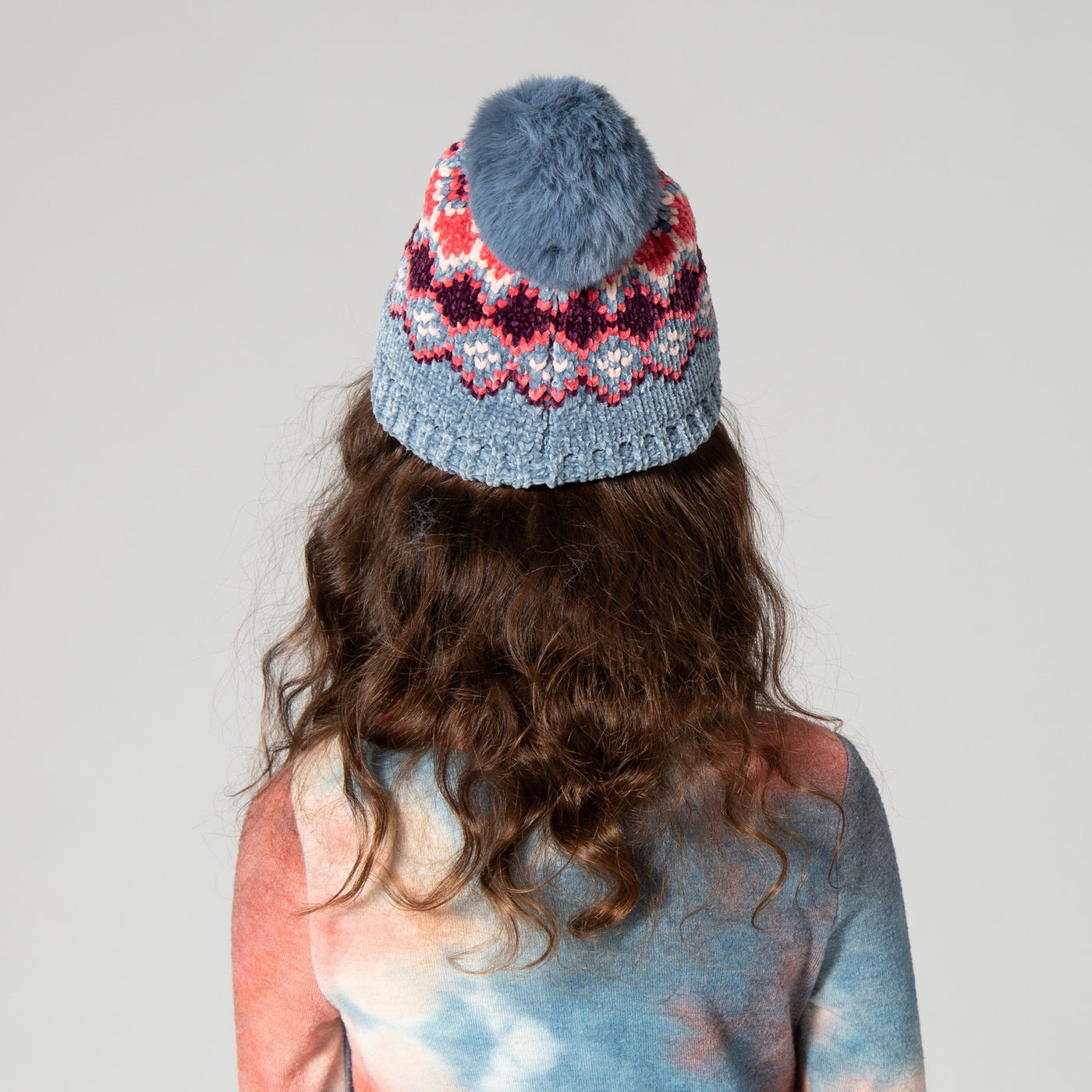 BEANIE - Kid's Chenille Jacquard Knit Beanie