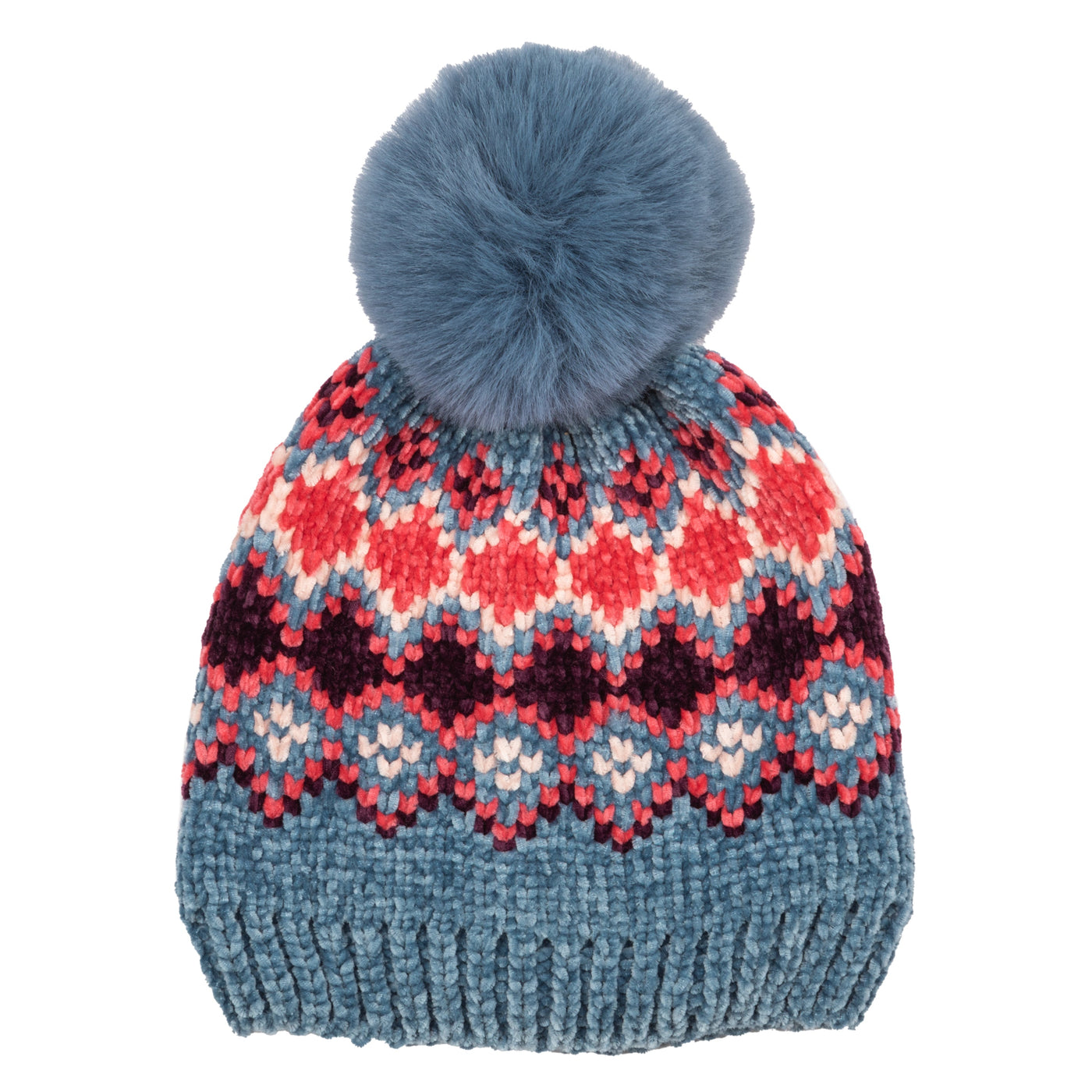 BEANIE - Kid's Chenille Jacquard Knit Beanie