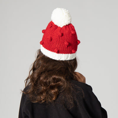 BEANIE - Kid's Bobble Knit Holiday Beanie