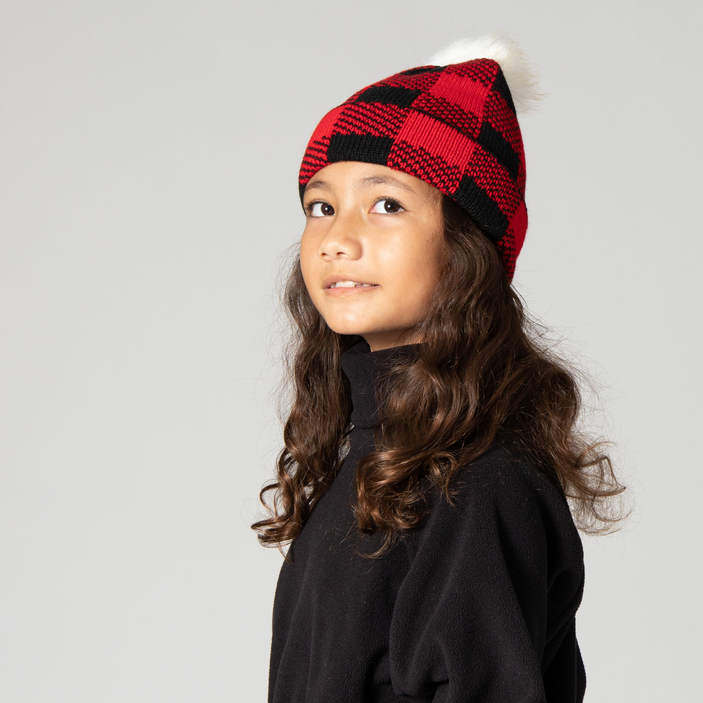 BEANIE - Kid's Buffalo Check Beanie