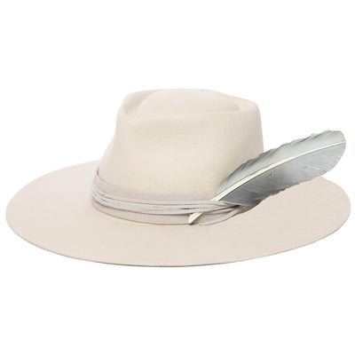 Take My Name - Women's Stiff Brim Fedora with Heart Shaped Crown-FEDORA-San Diego Hat Company