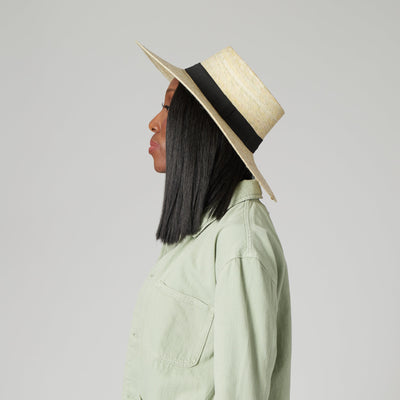 FEDORA - Baile Palm Straw Boater