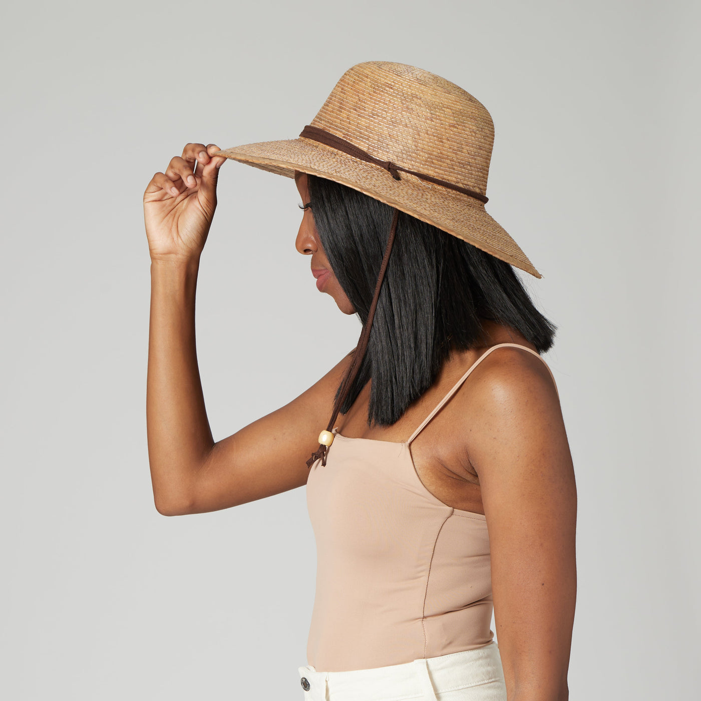 SUN BRIM - Women's Palm Braid Garden Hat