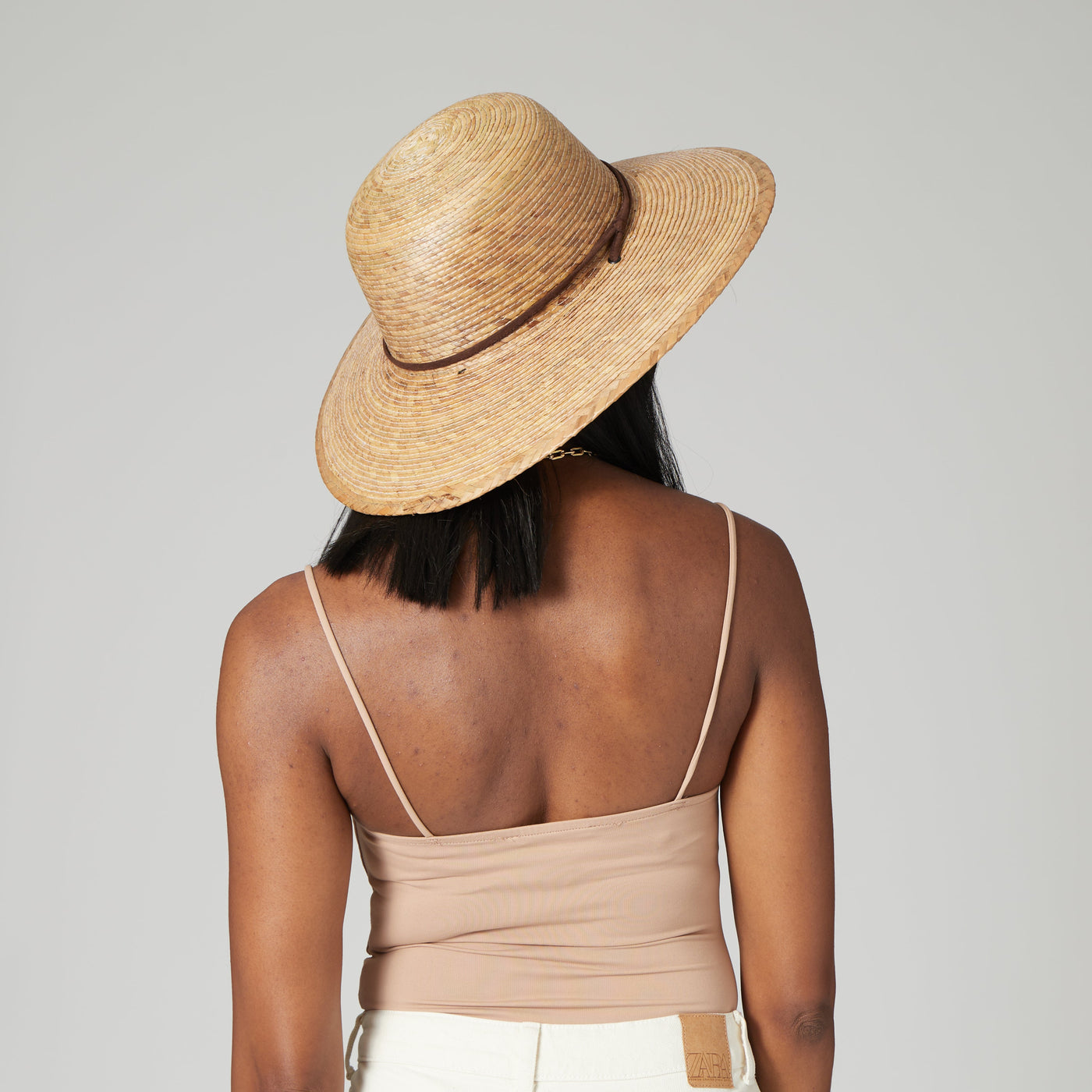 SUN BRIM - Women's Palm Braid Garden Hat