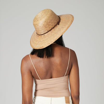 SUN BRIM - Women's Palm Braid Garden Hat