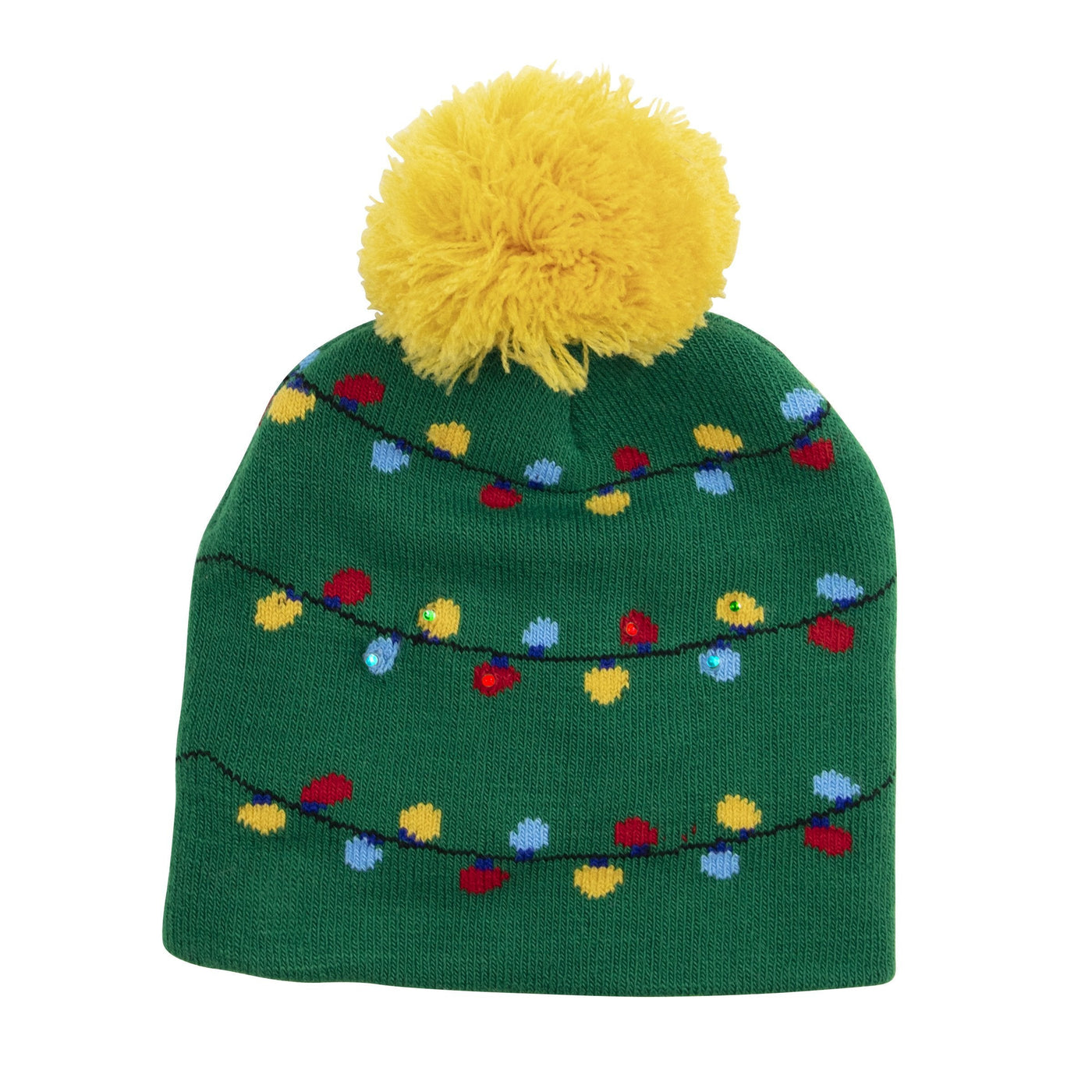 BEANIE - Kid's Light Up Beanie With Tree & Lights