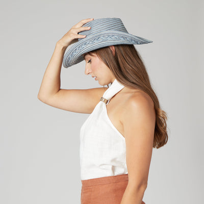 COWBOY - Women's Mixed Braid Cowboy With Braid Insets