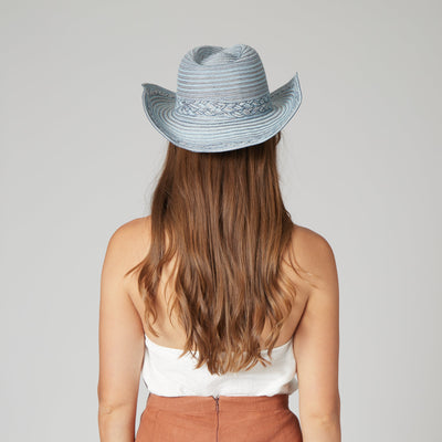 COWBOY - Women's Mixed Braid Cowboy With Braid Insets