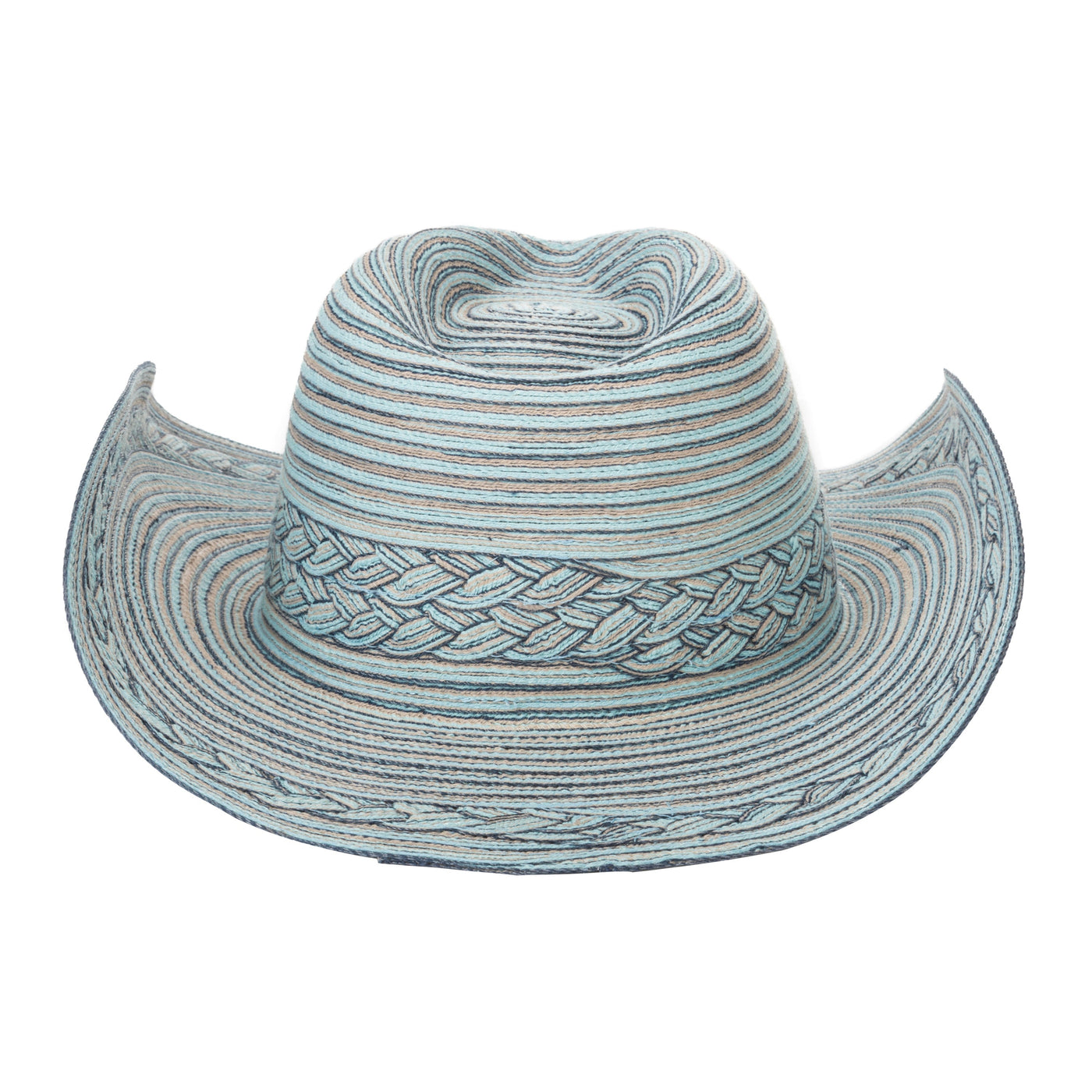 COWBOY - Women's Mixed Braid Cowboy With Braid Insets