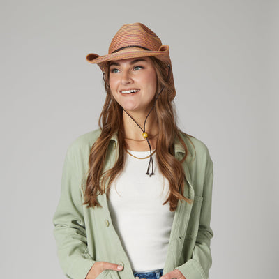 COWBOY - Women's Mixed Braid Cowboy Hat