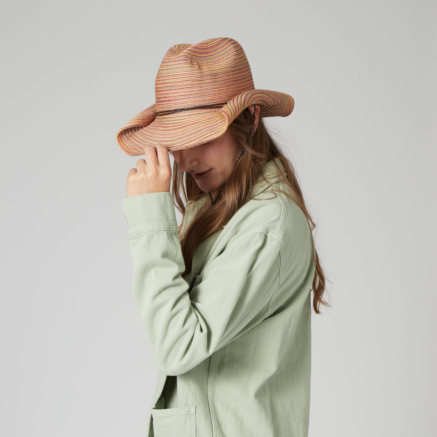 COWBOY - Women's Mixed Braid Cowboy Hat