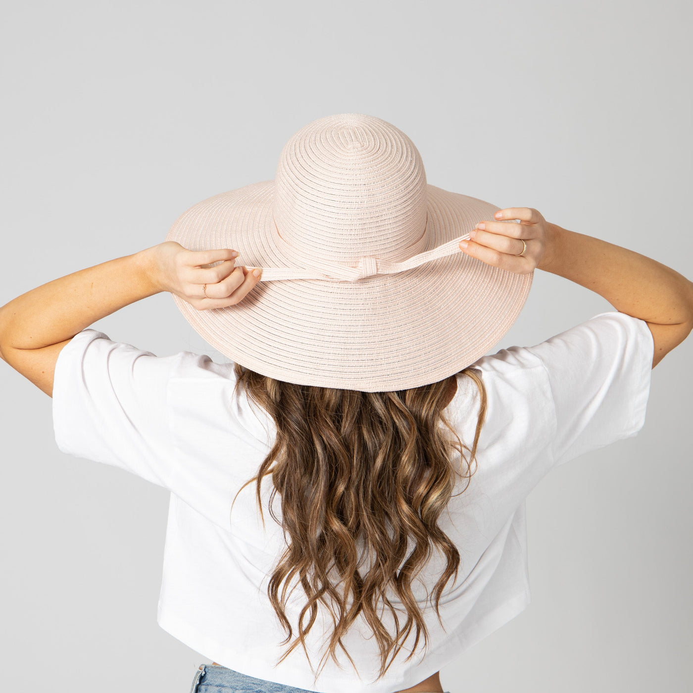 RIBBON - Women's Poly Braided Sun Hat