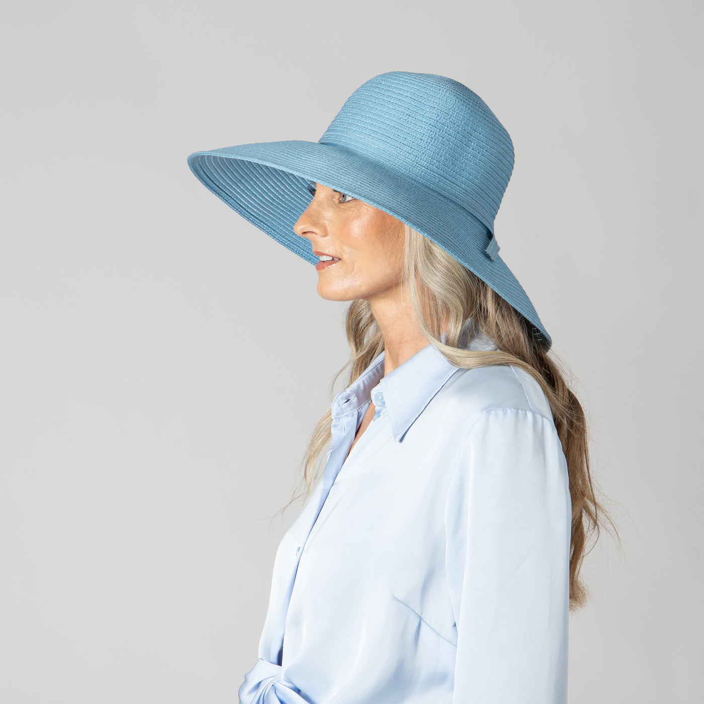 RIBBON - Women's Poly Braided Sun Hat