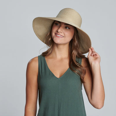 RIBBON - Women's Poly Braided Sun Hat