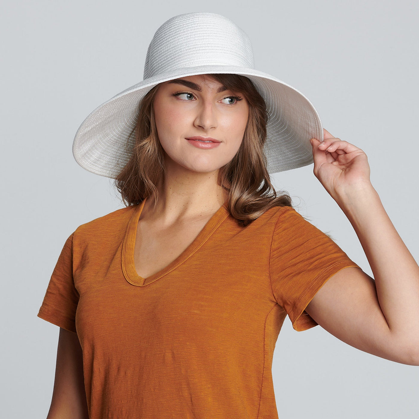 RIBBON - Women's Poly Braided Sun Hat