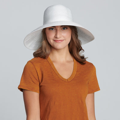 RIBBON - Women's Poly Braided Sun Hat