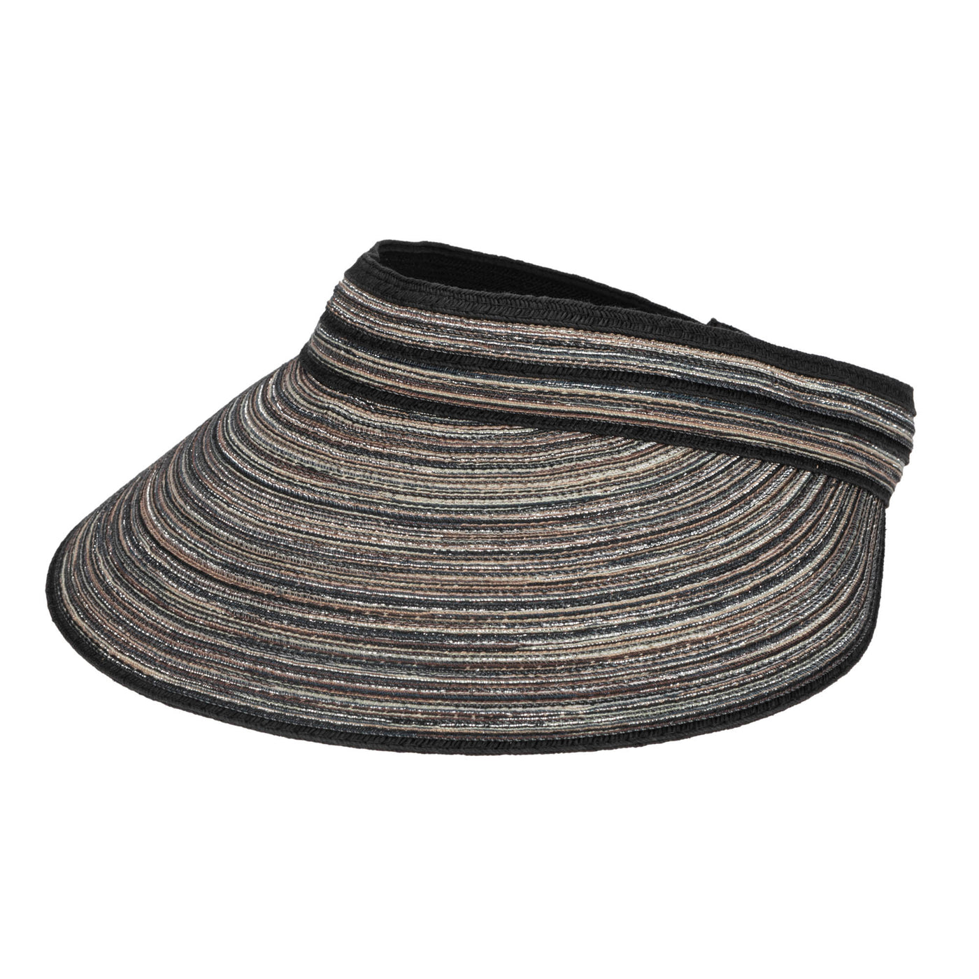 Women's Mixed Braid Visor with Velcro-VISOR-San Diego Hat Company