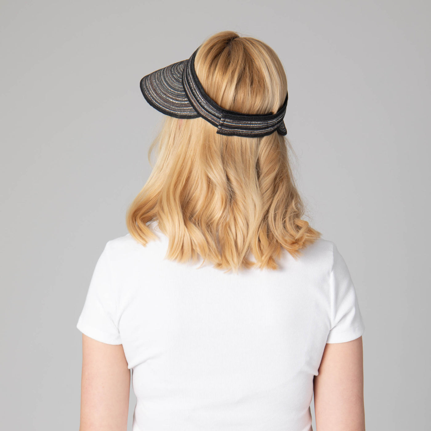 Women's Mixed Braid Visor with Velcro-VISOR-San Diego Hat Company