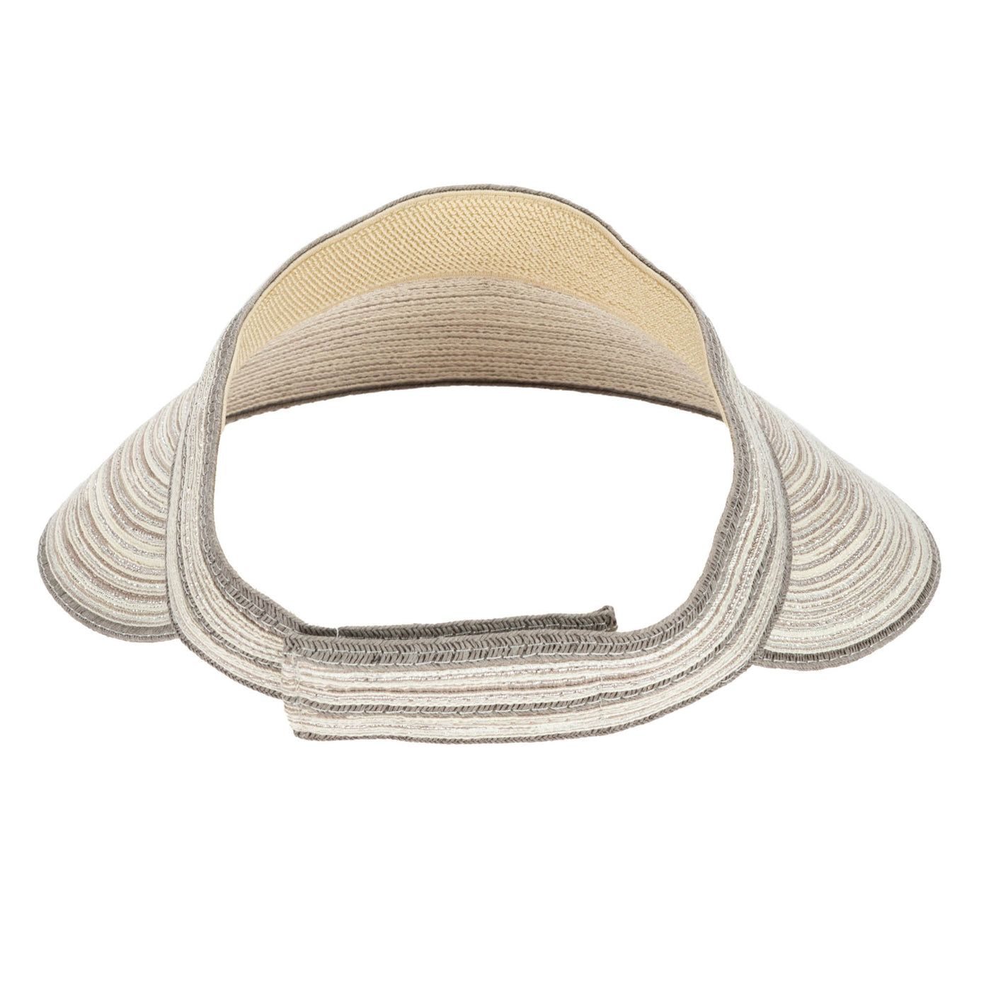 Women's Mixed Braid Visor with Velcro-VISOR-San Diego Hat Company