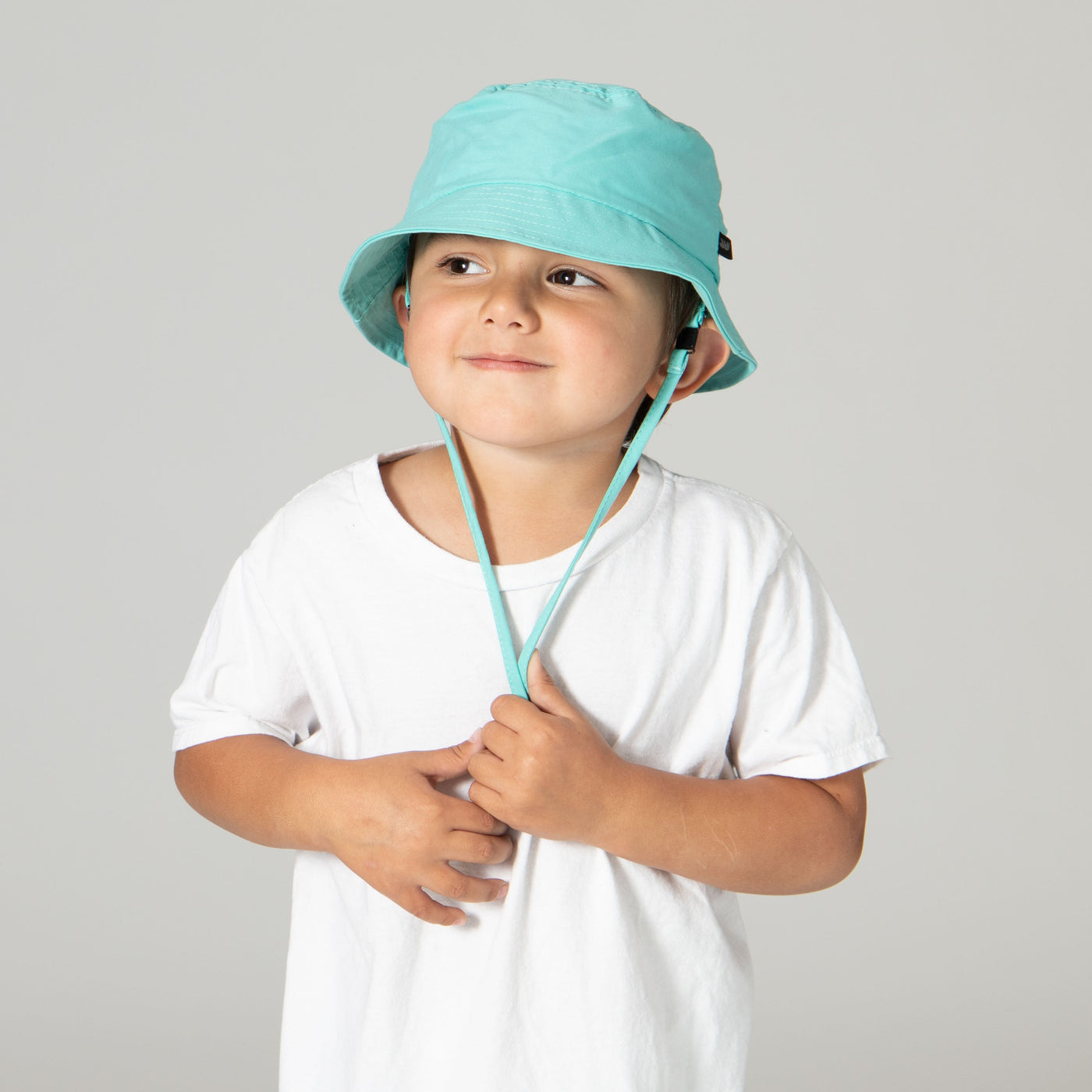 BUCKET - Kid's Colorful Bucket Hat With Adjustable Chin Strap And Tear Away Clip