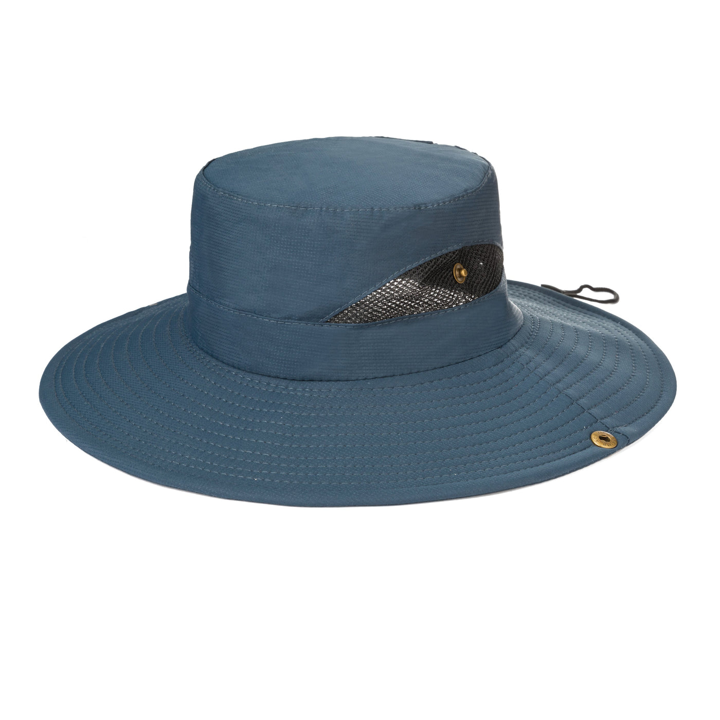 OUTDOOR - Men's Floatable Wide Brim Sun Hat With Mesh Crown Inset