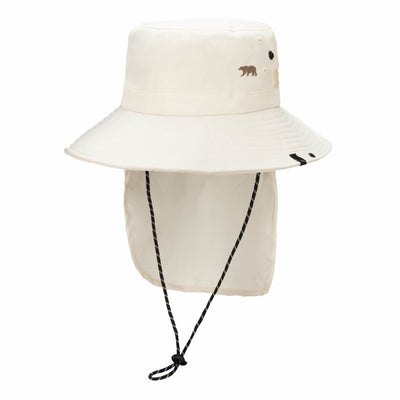 OUTDOOR - Outdoor Boonie Hat With Neck Flap And Adjustable Chin Cord