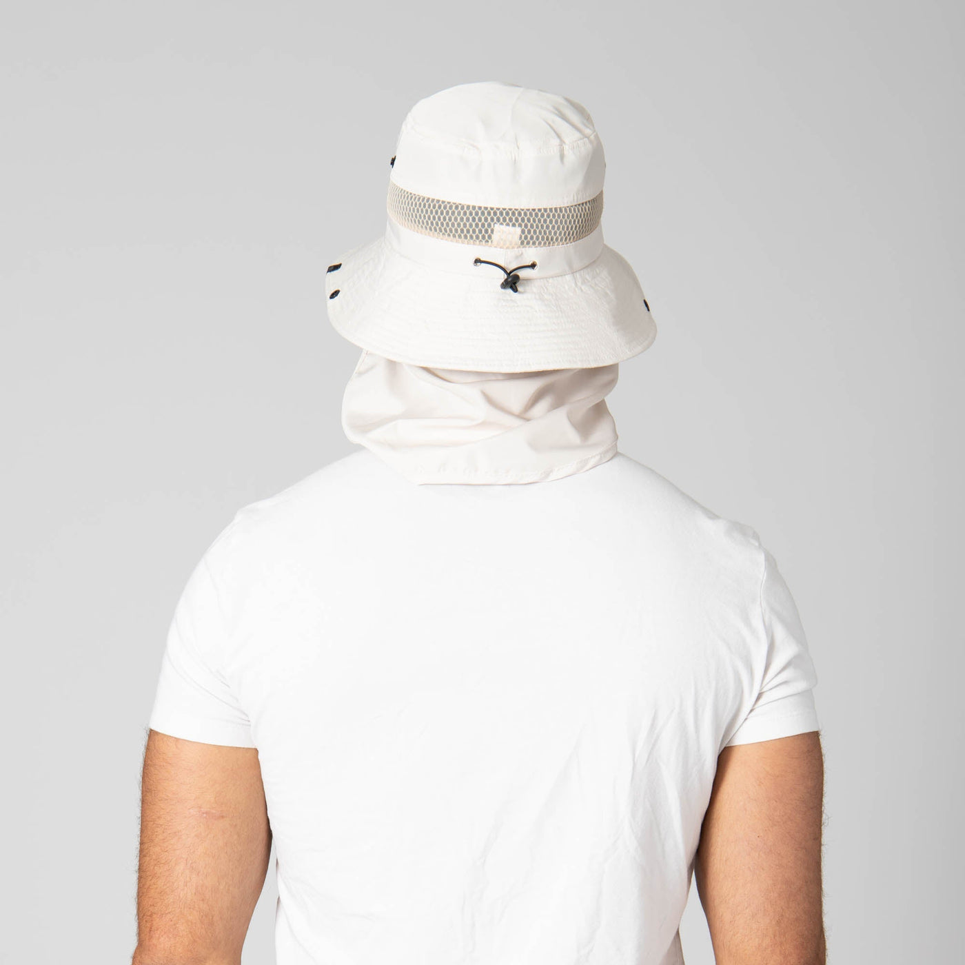 OUTDOOR - Outdoor Boonie Hat With Neck Flap And Adjustable Chin Cord