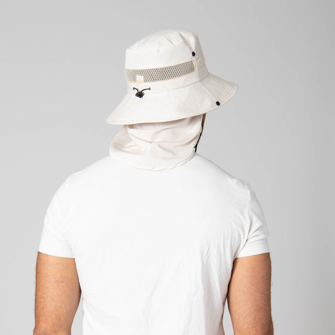 OUTDOOR - Outdoor Boonie Hat With Neck Flap And Adjustable Chin Cord