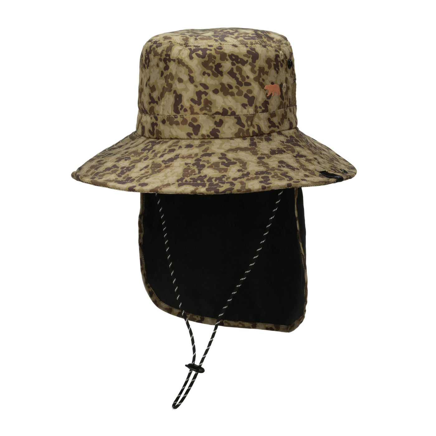 OUTDOOR - Outdoor Boonie Hat With Neck Flap And Adjustable Chin Cord