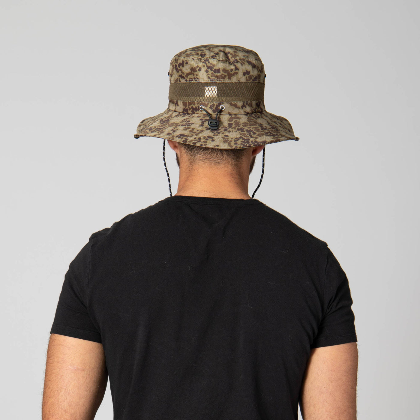 OUTDOOR - Outdoor Boonie Hat With Neck Flap And Adjustable Chin Cord