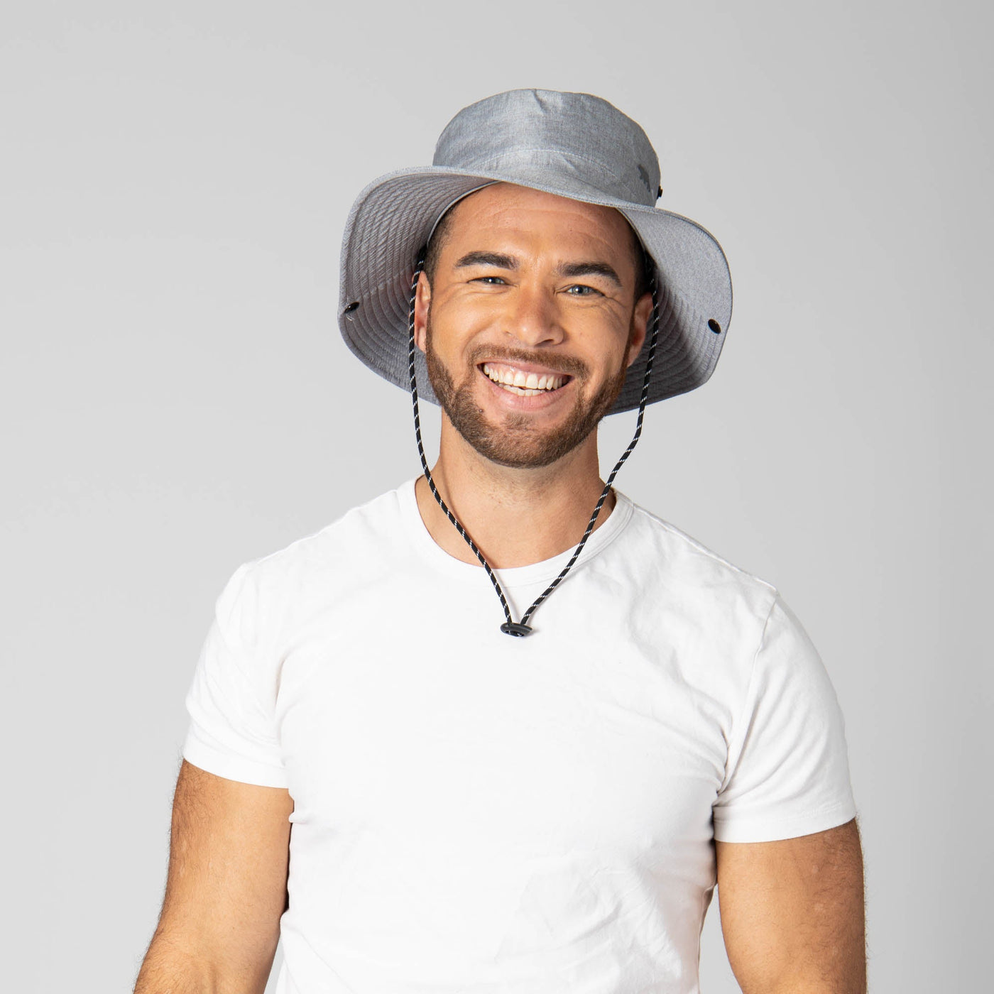 OUTDOOR - Outdoor Boonie Hat With Neck Flap And Adjustable Chin Cord