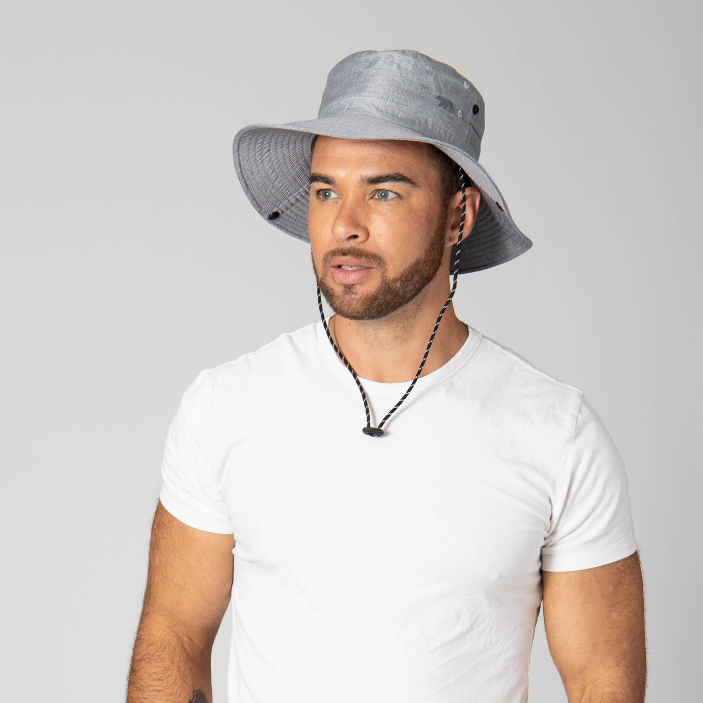 OUTDOOR - Outdoor Boonie Hat With Neck Flap And Adjustable Chin Cord